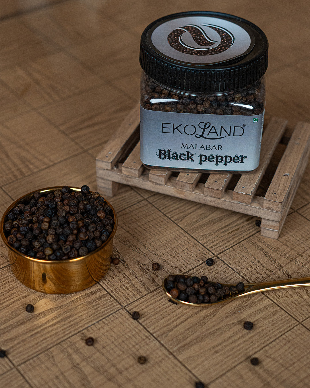 MALABAR BLACK PEPPER (Pack of 2) (200gm Each)